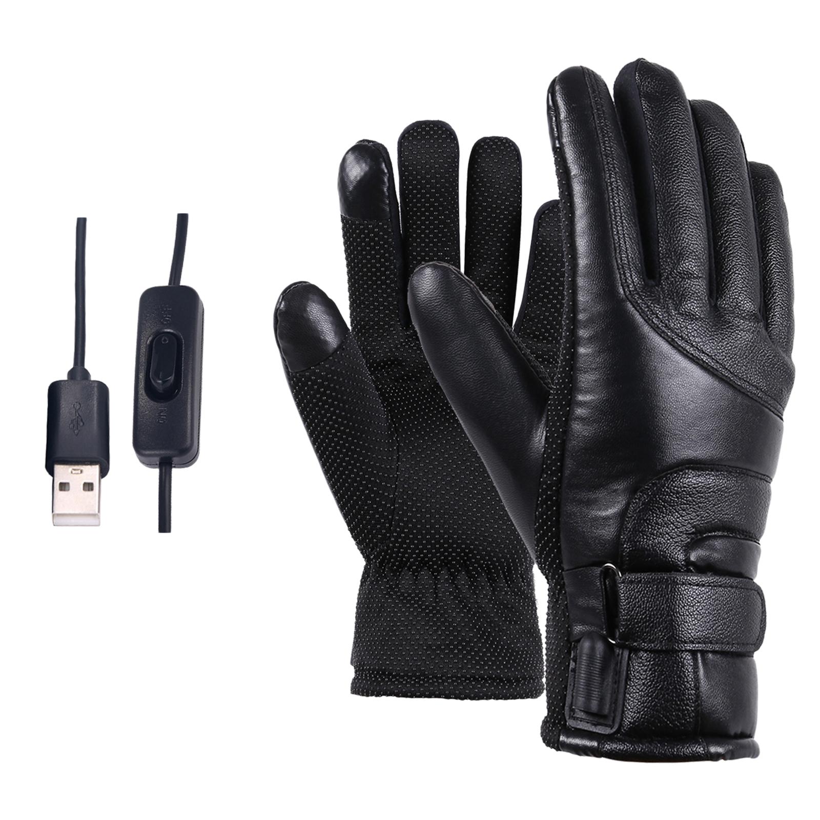 Heated Gloves Electric - Winter USB Heated Gloves for Men