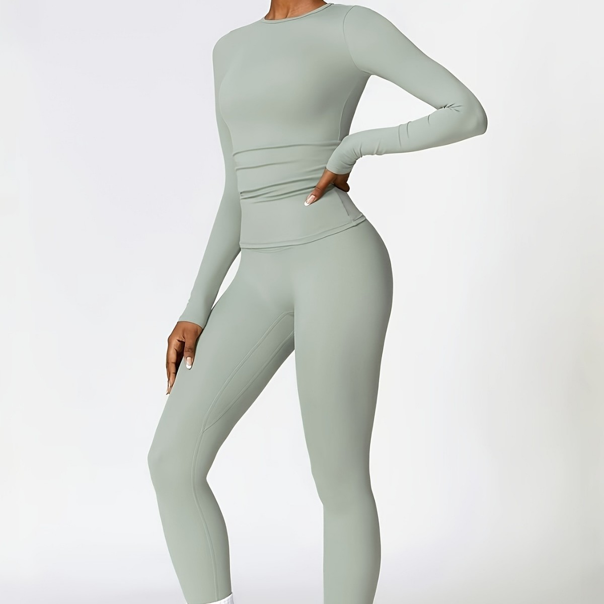 Tight-fitting yoga suit slim l - Winter Clothing For Women recension och pris