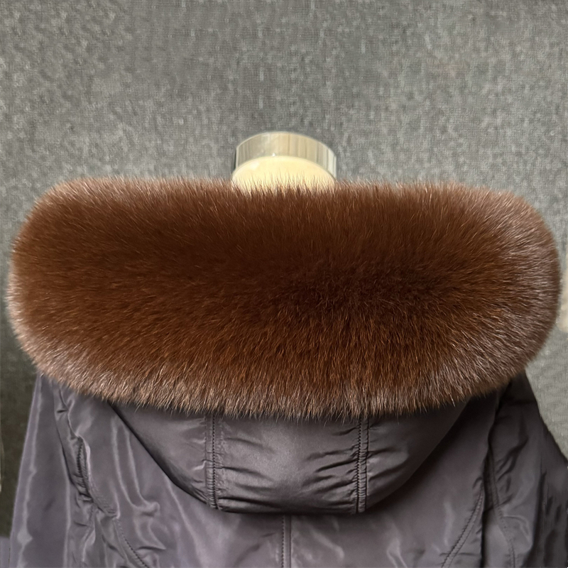 Real Fox Fur Collar Women Univ - Winter Clothing Pk recension och pris