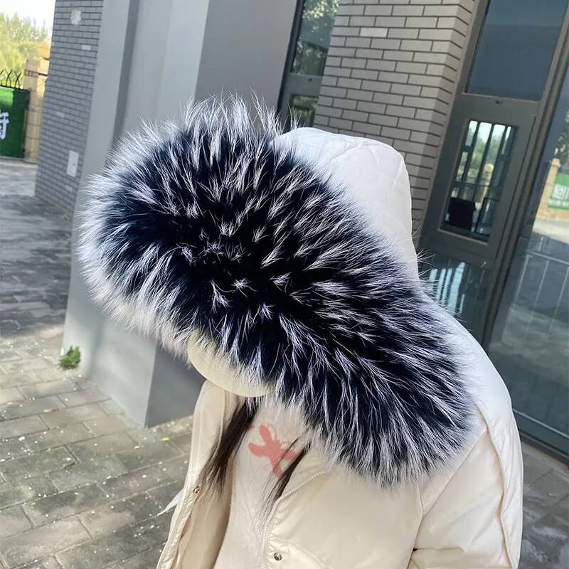 Raccoon Fur Collars For Jacket - Winter Clothing Pk recension och pris