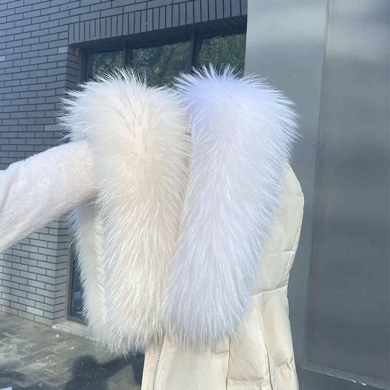 Raccoon Fur Collars For Jacket - Winter Clothing Pk recension och pris