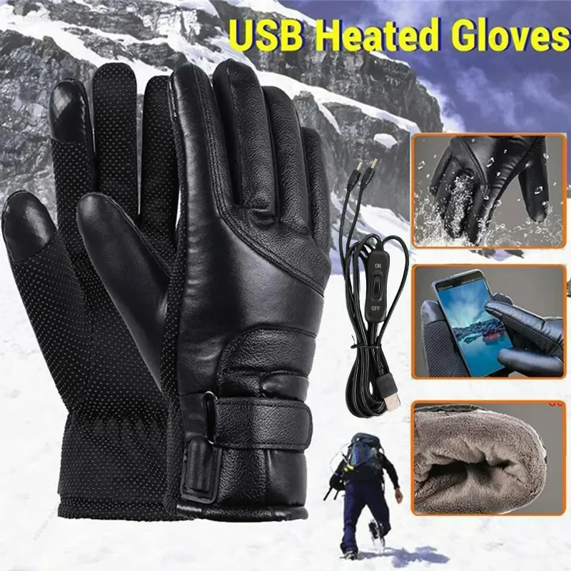 Thermal Touch Screen Bike Glov - Heated Gloves Electric recension och pris