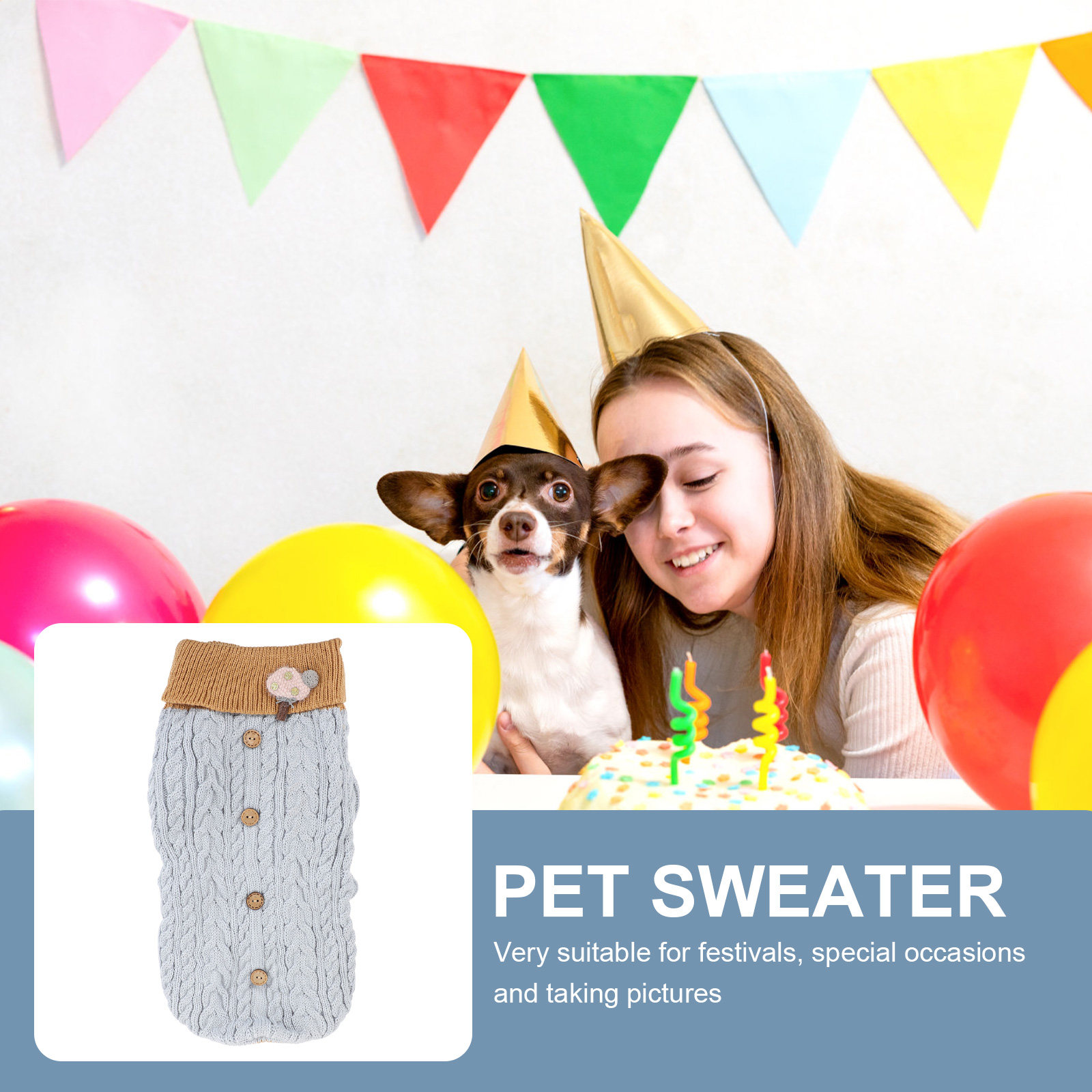 1Pcs Pet Sweater Winter Knitwe - Winter Clothing Gift Ideas recension och pris
