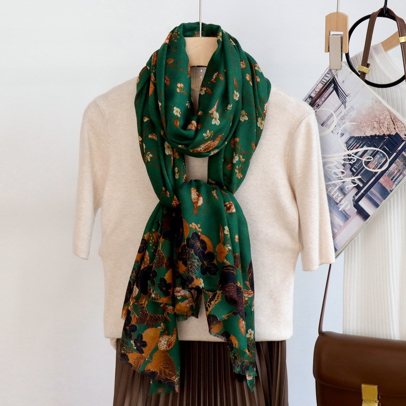 Long Green Cashmere Shawls Lux - Winter Clothing Hong Kong recension och pris