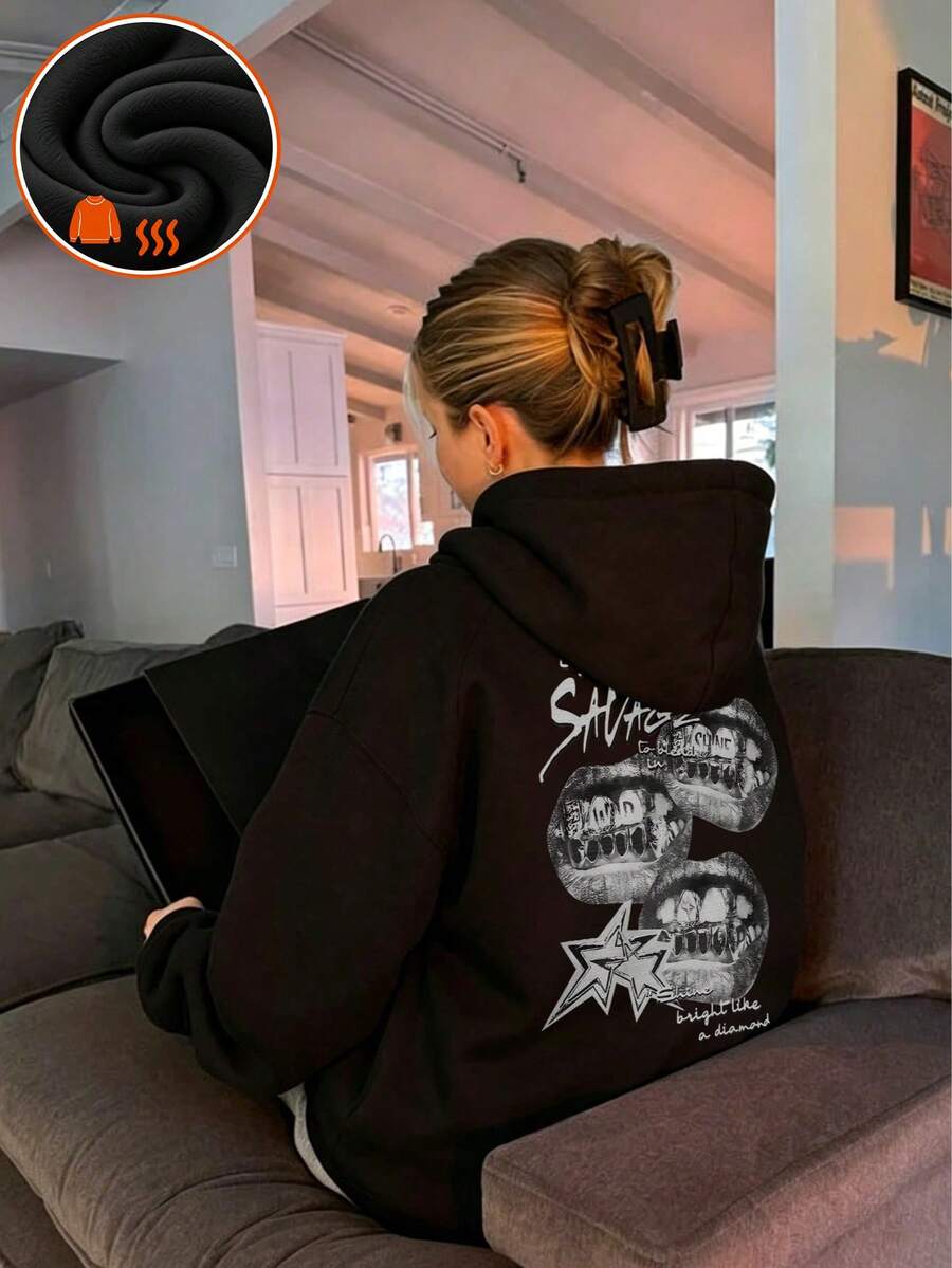 1pc Tween Girl Thermal Lined T - Winter Clothing Drawing recension och pris