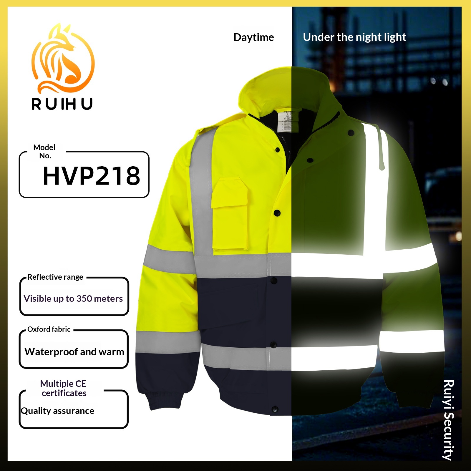 Winter High Visibility Warm Ja - Winter Clothing Pk recension och pris