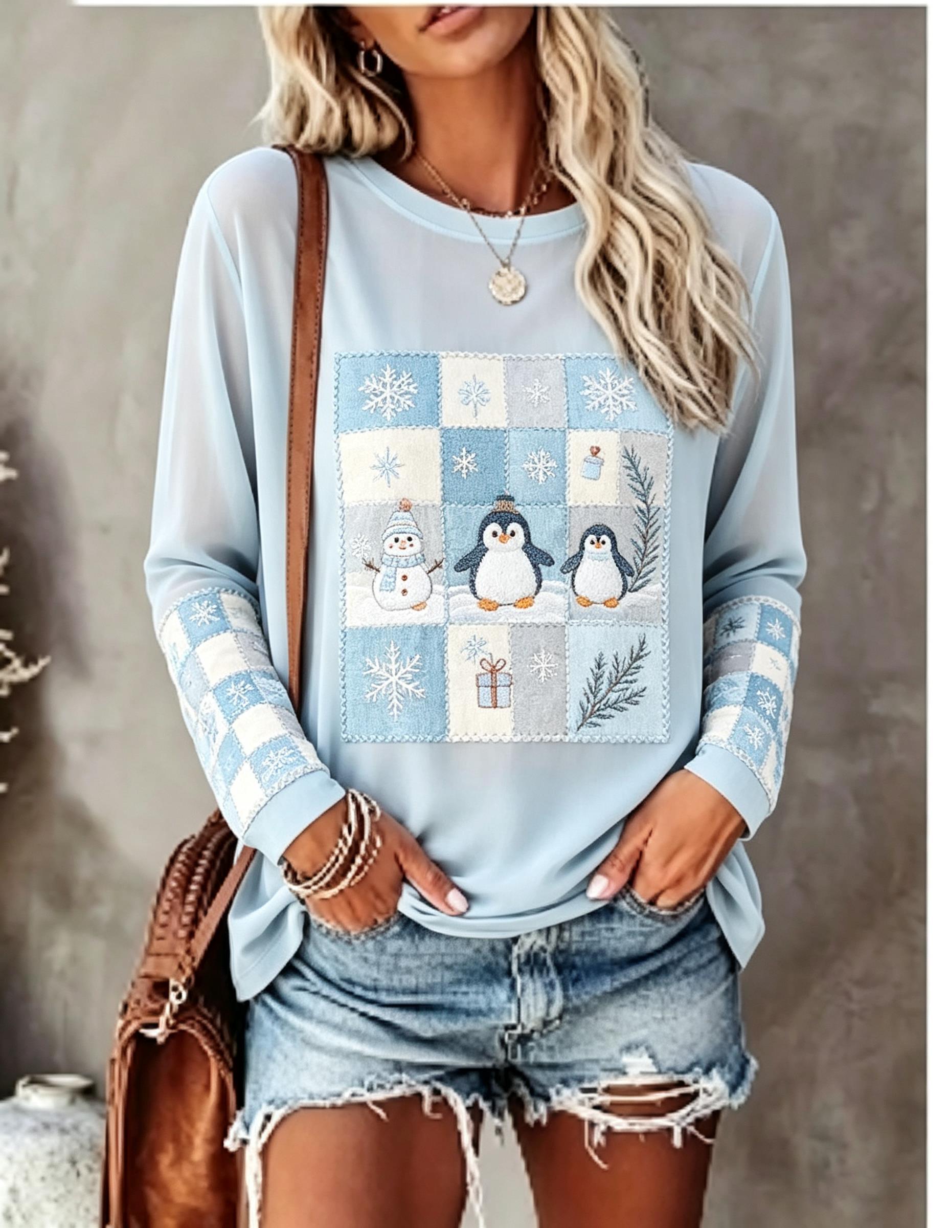 Women Long Sleeve T Shirt Fox  - Winter Clothing For Women recension och pris