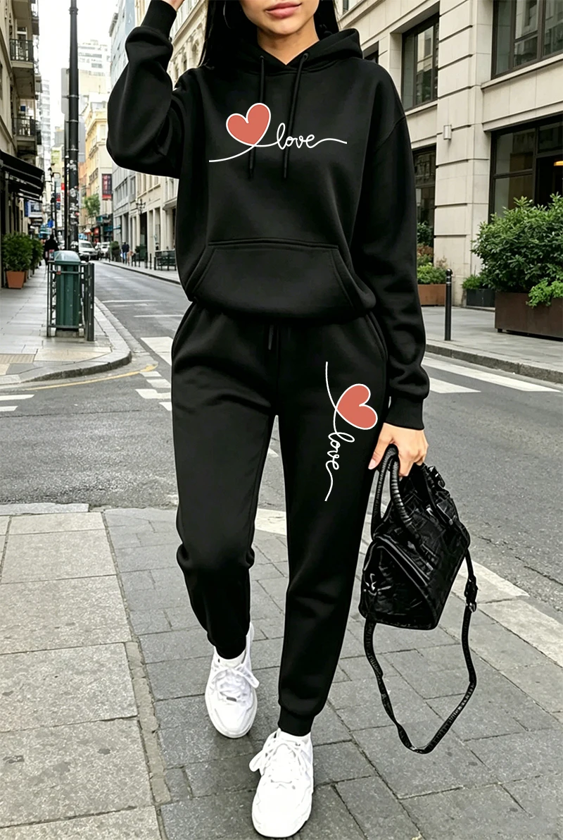 Womens Tracksuit Print Casual  - Winter Clothing For Women recension och pris