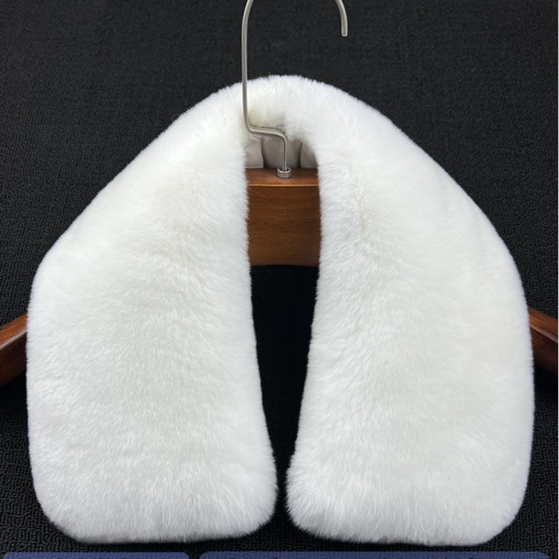 100% Rex Rabbit Fur Collar Men - Winter Clothing Pk recension och pris