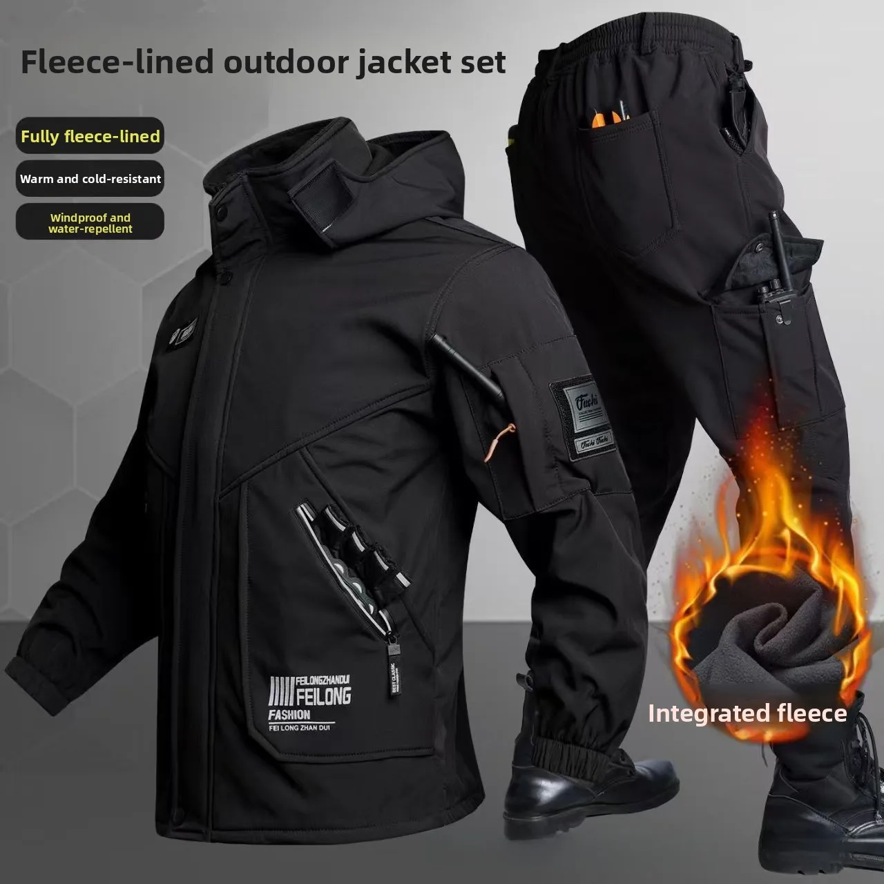 Thickened Fleece Autumn Winter - Winter Clothing Pk recension och pris