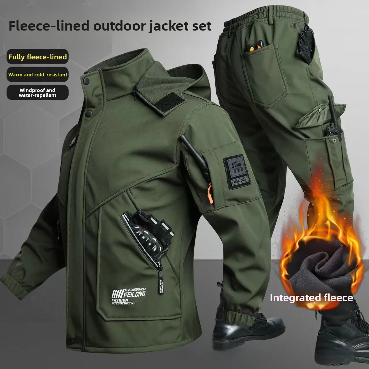 Thickened Fleece Autumn Winter - Winter Clothing Pk recension och pris
