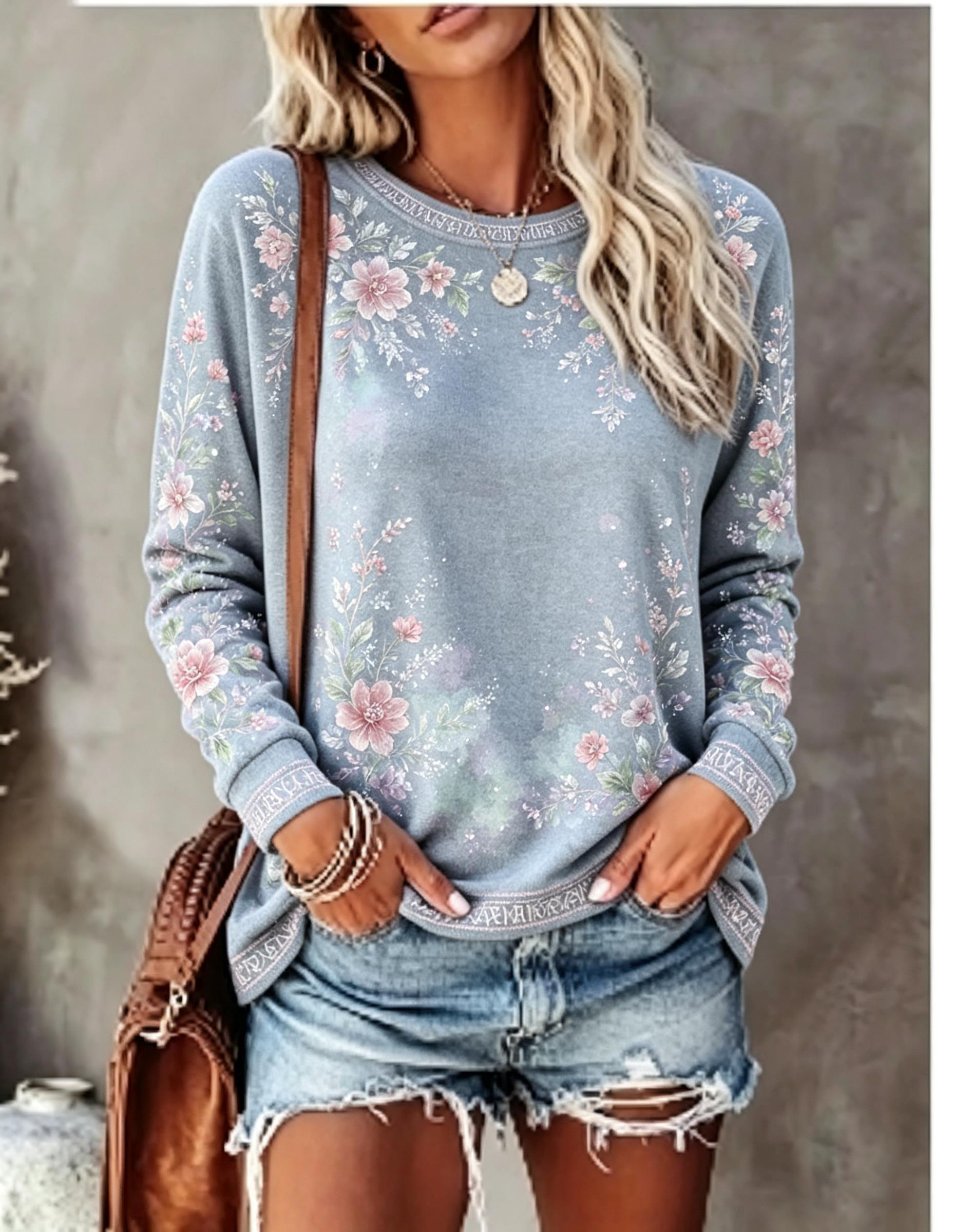Women Crew Neck Long Sleeve T‑ - Winter Clothing For Women recension och pris