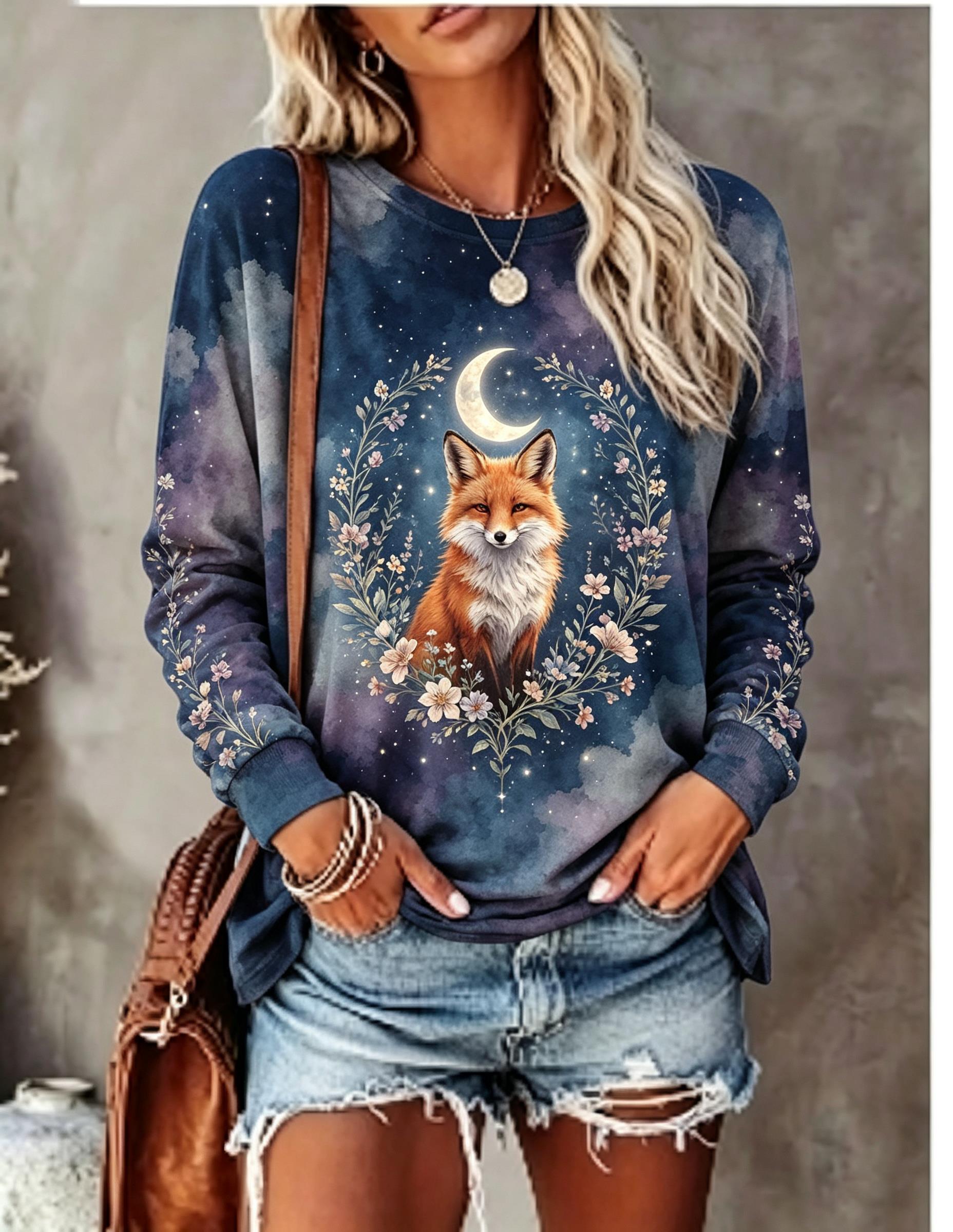 Women Long Sleeve T Shirt Howl - Winter Clothing For Women recension och pris